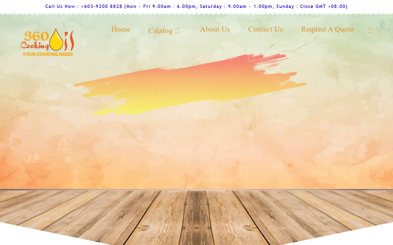 360cookingoil.com screenshot