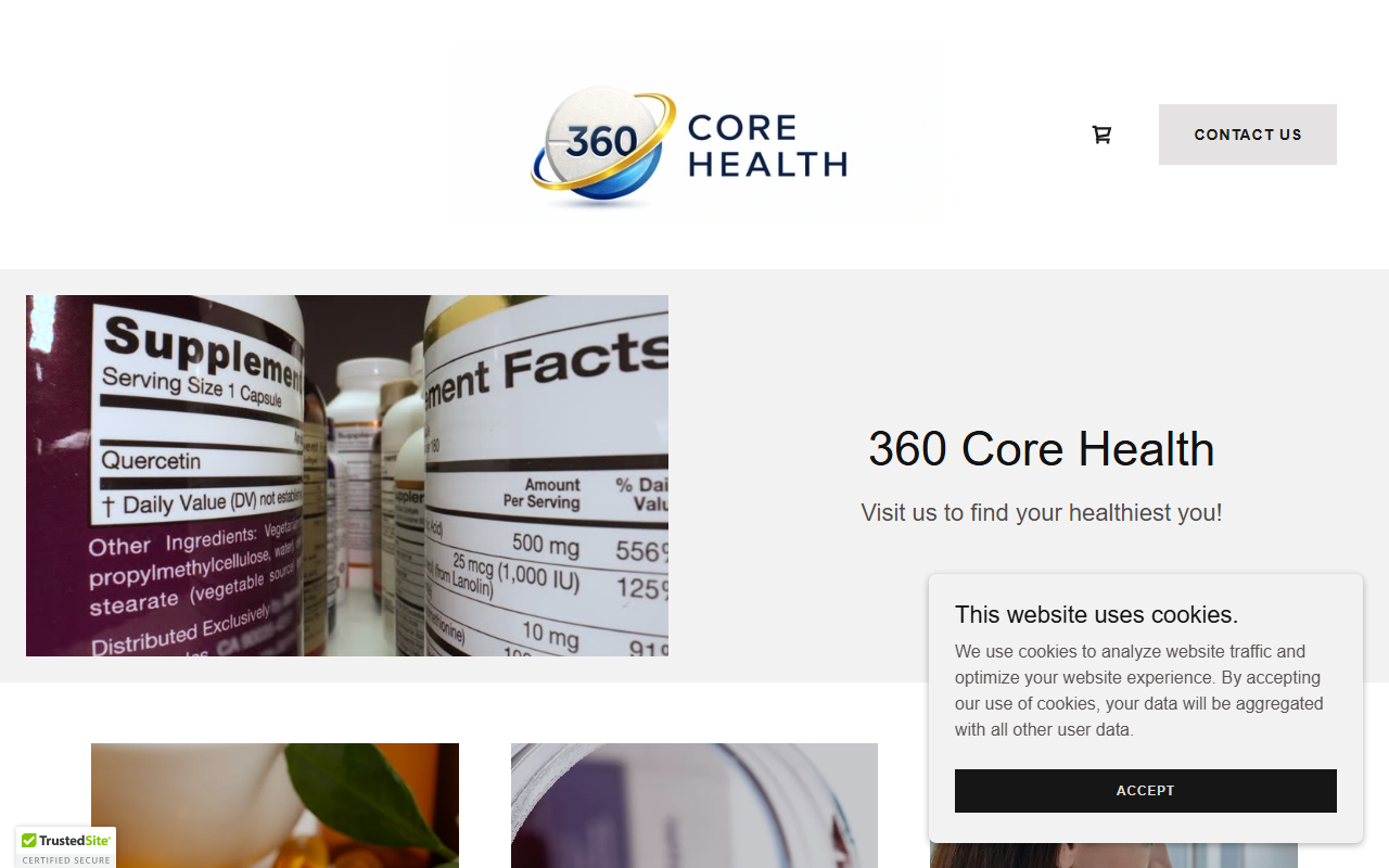 360corehealth.com screenshot