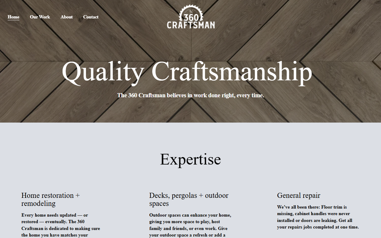 360craftsman.com screenshot