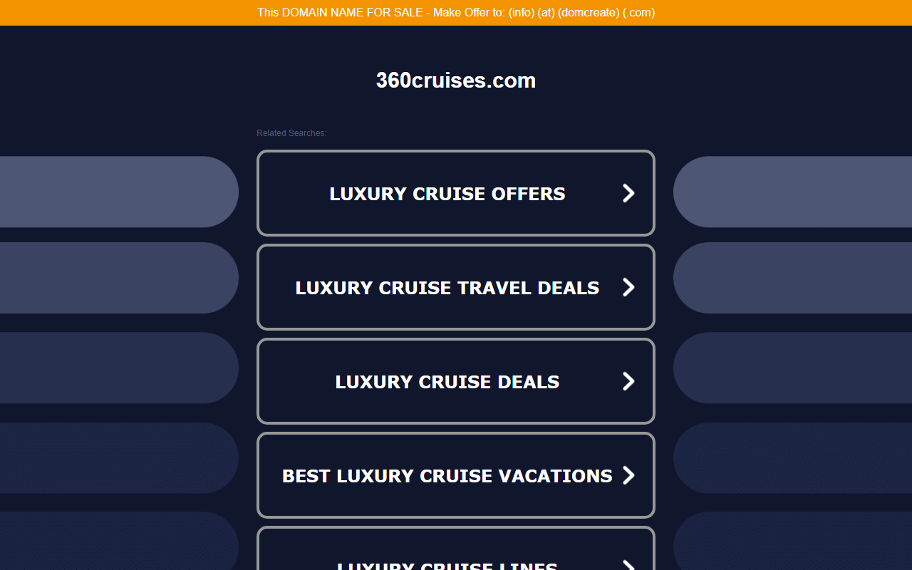 360cruises.com screenshot