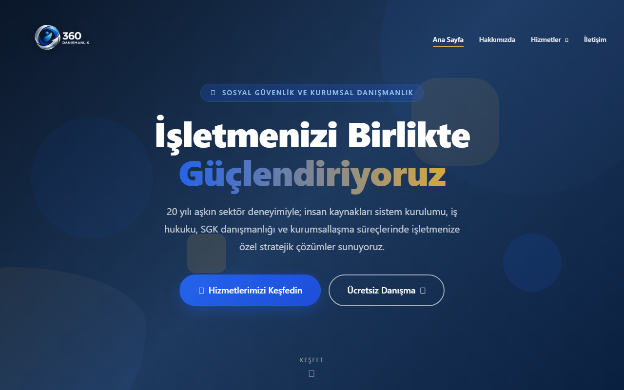 360danismanlik.com screenshot
