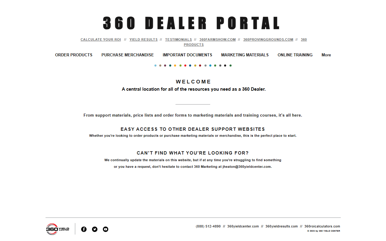360dealerportal.com screenshot