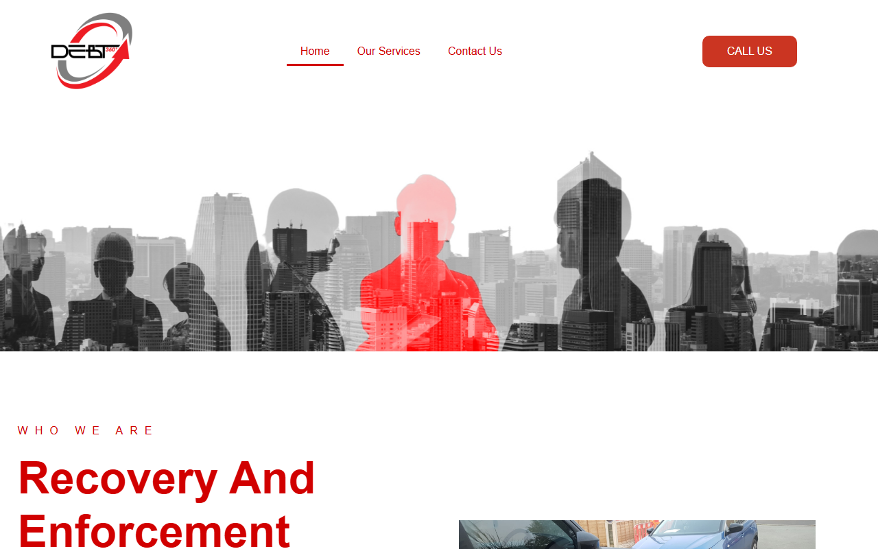 360debtrecovery.com screenshot