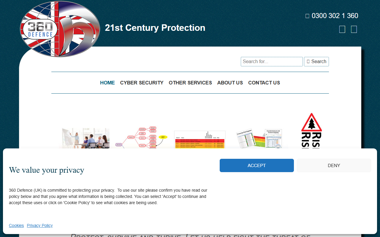 360defence.com screenshot