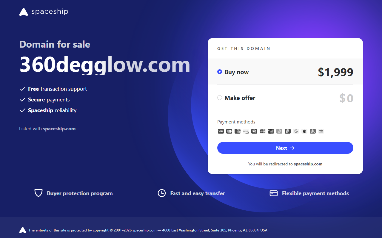360degglow.com screenshot