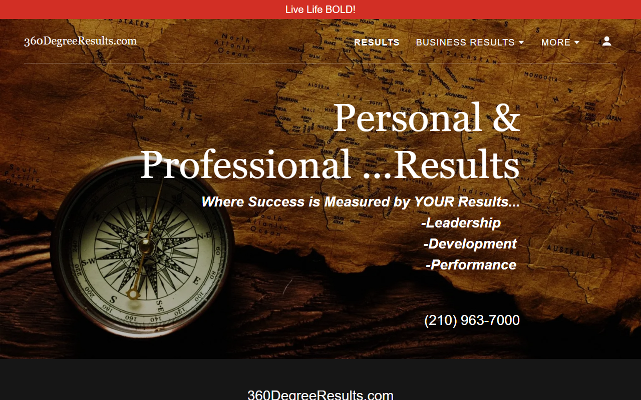 360degreeresults.com screenshot
