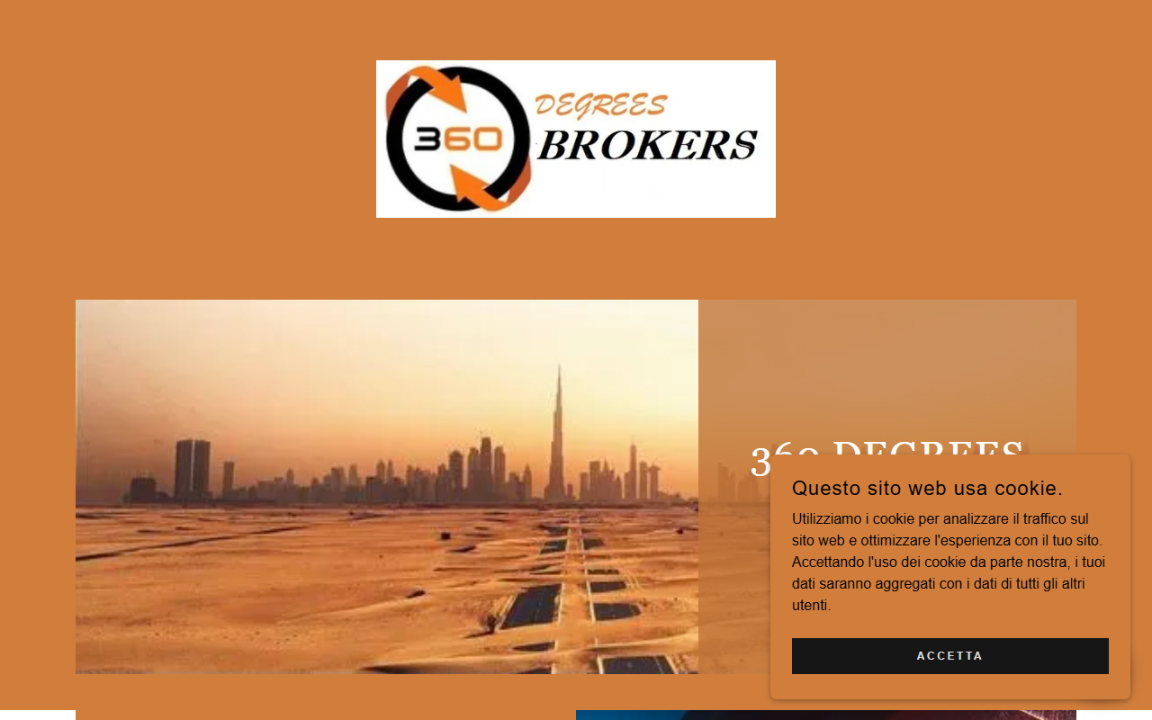 360degreesbroker.com screenshot