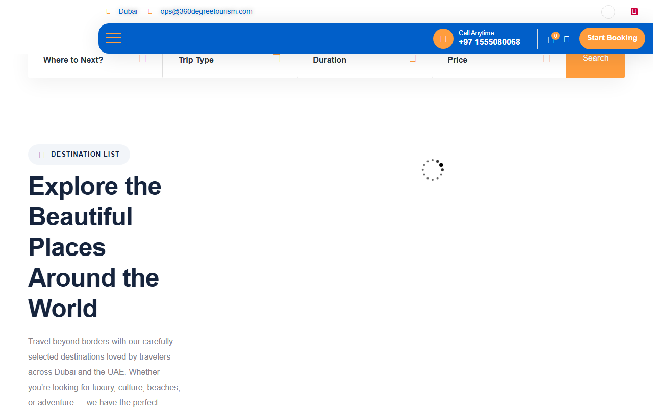 360degreetourism.com screenshot