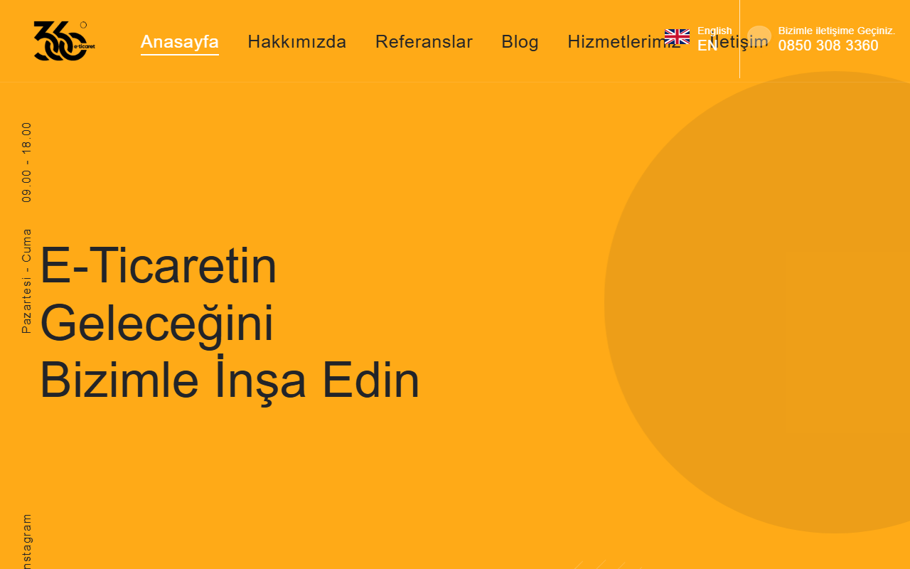 360dereceticaret.com screenshot