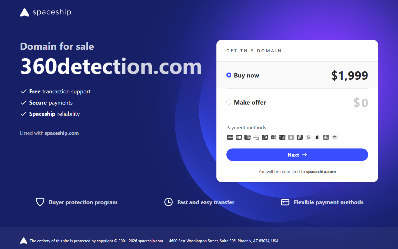 360detection.com screenshot