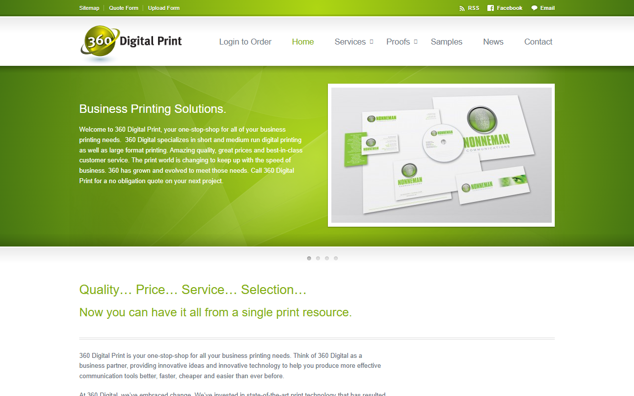 360digitalprint.com screenshot