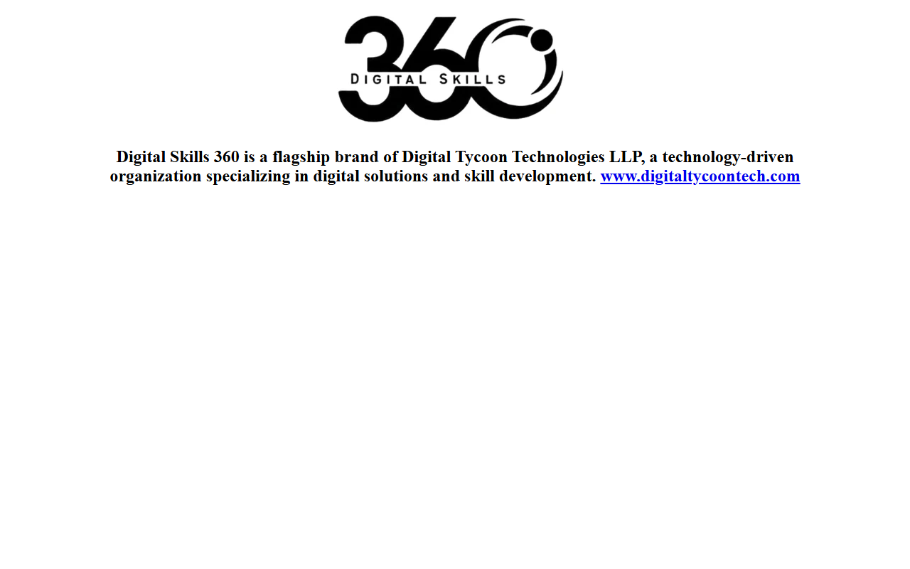 360digitalskills.com screenshot