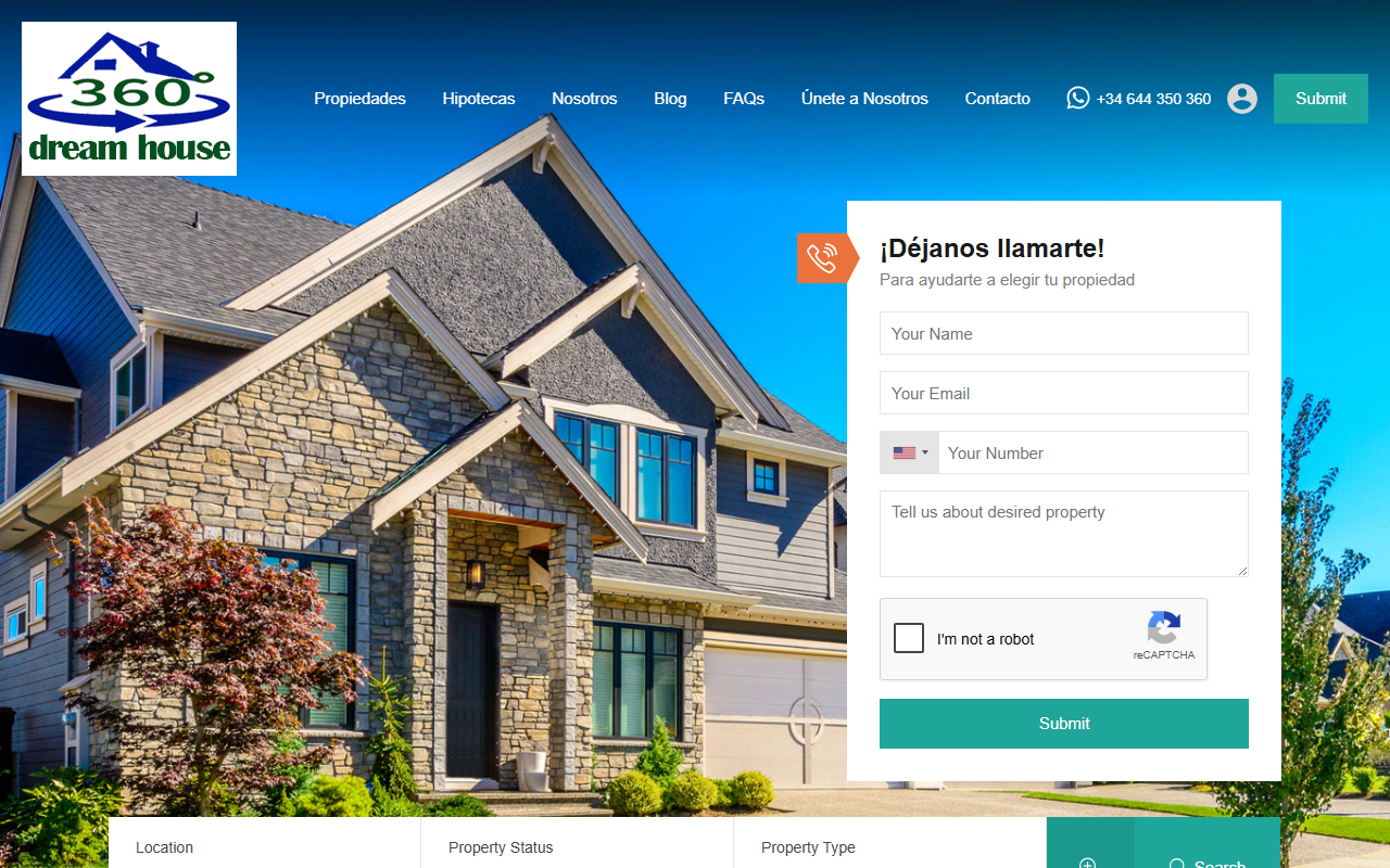 360dreamhouse.com screenshot