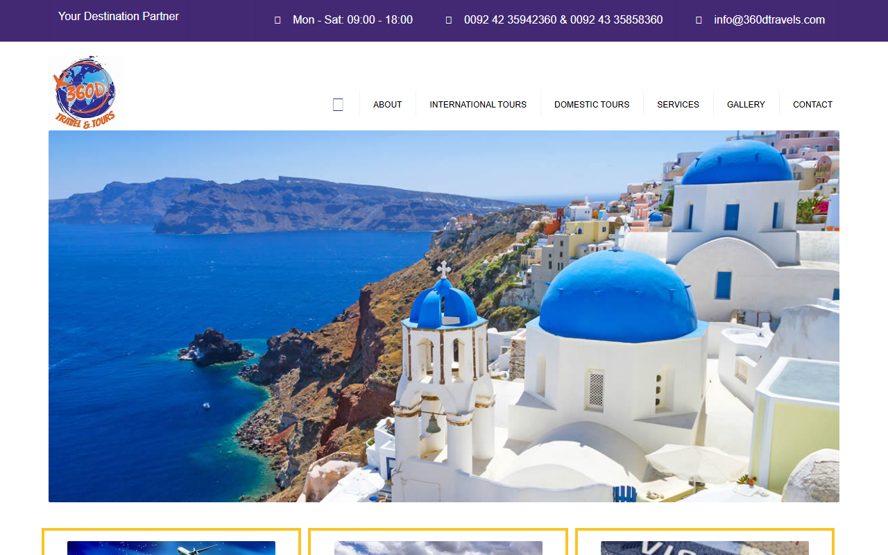 360dtravels.com screenshot