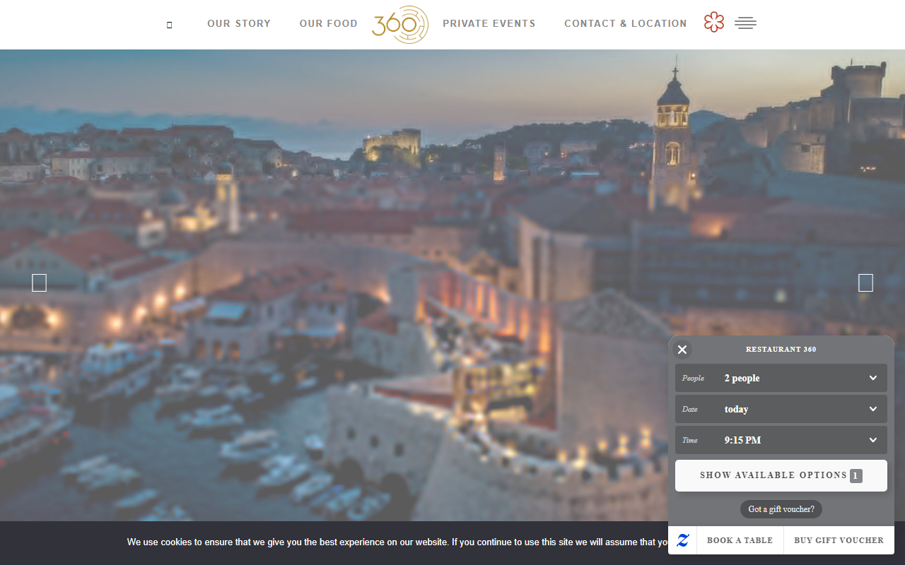 360dubrovnik.com screenshot