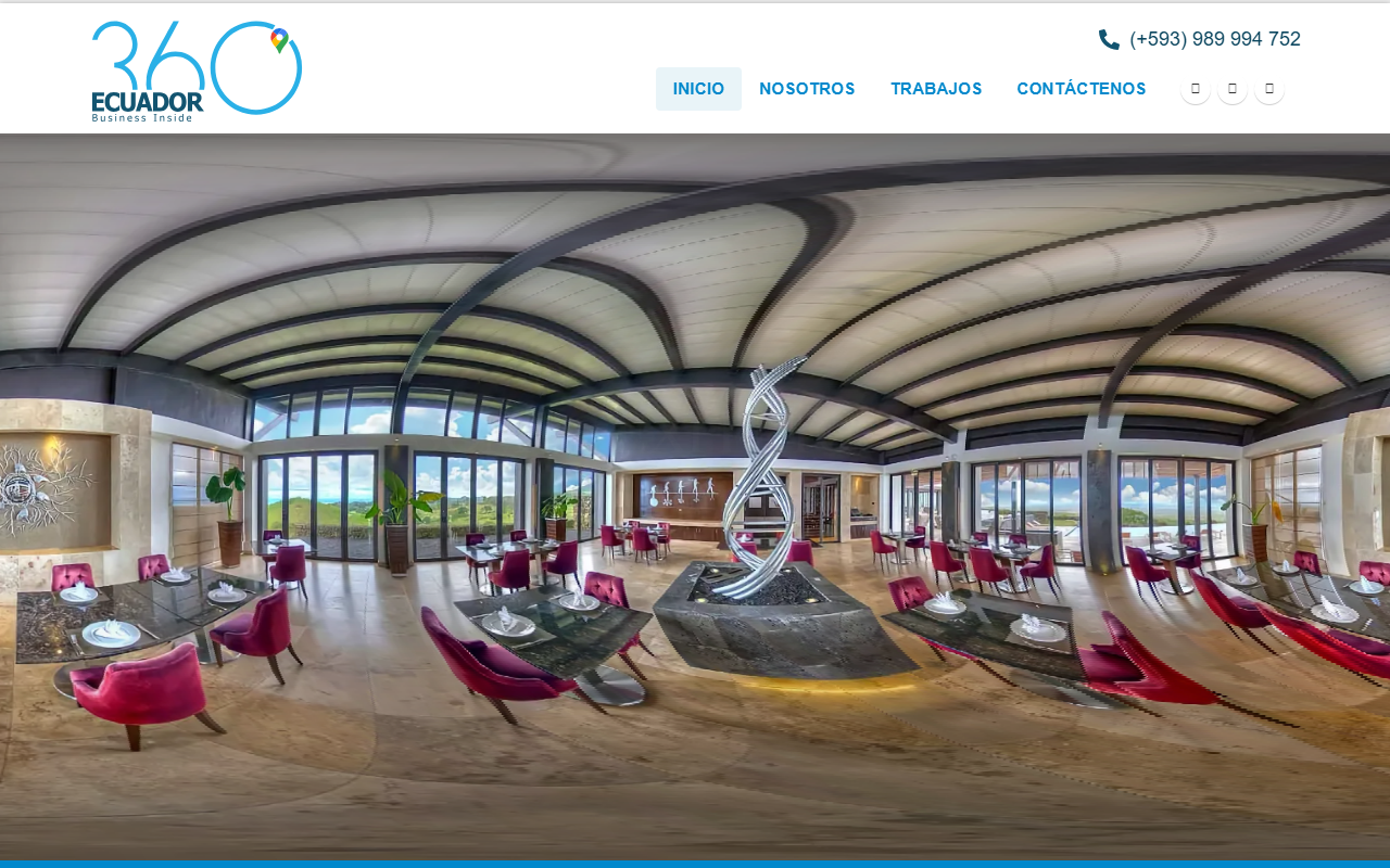 360ecuador.com screenshot