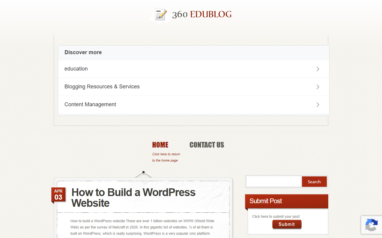 360edublog.com screenshot