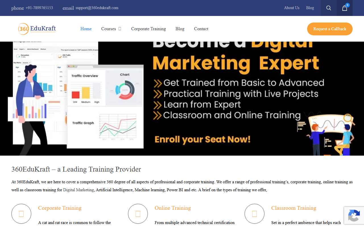 360edukraft.com screenshot