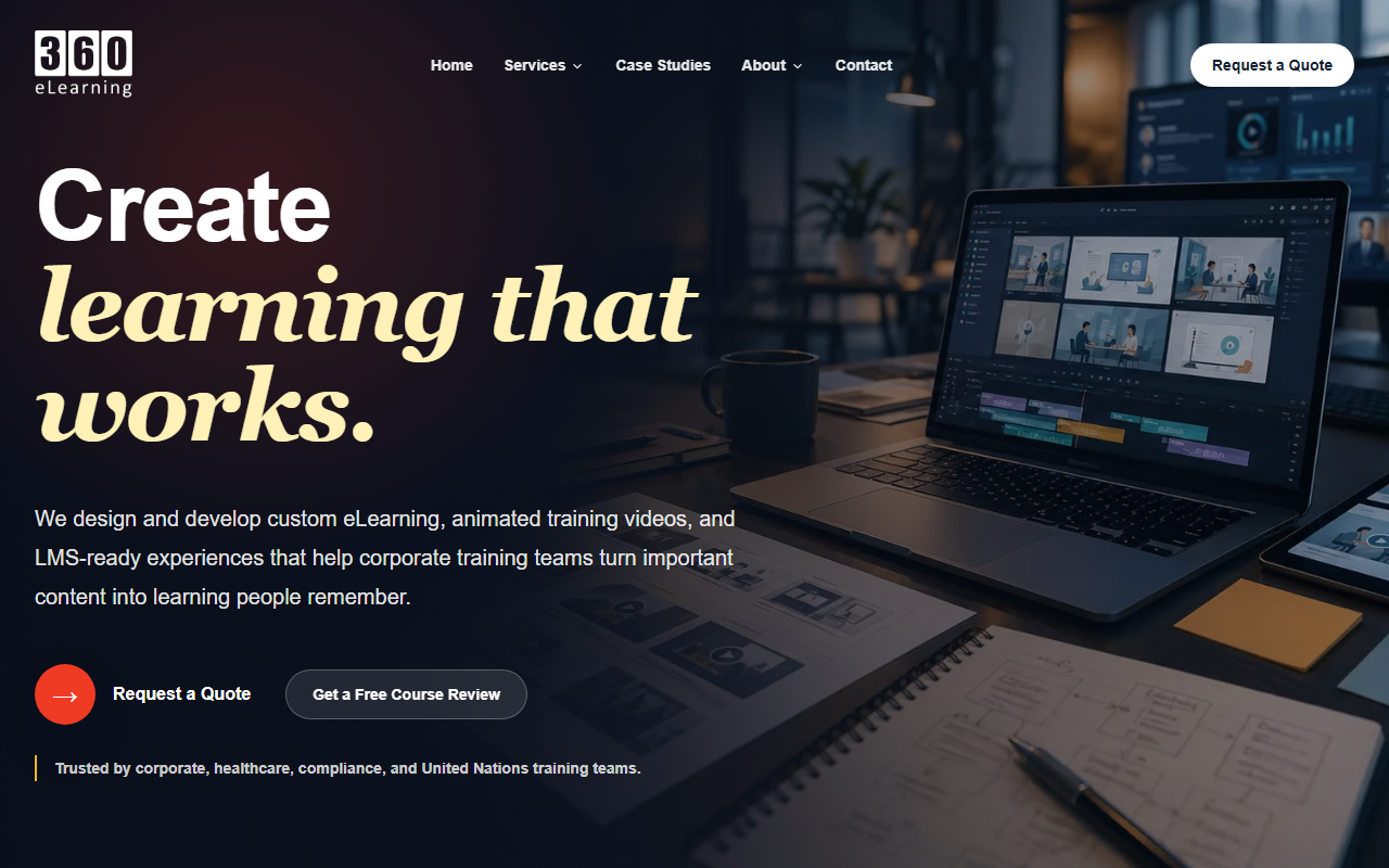 360elearning.com screenshot