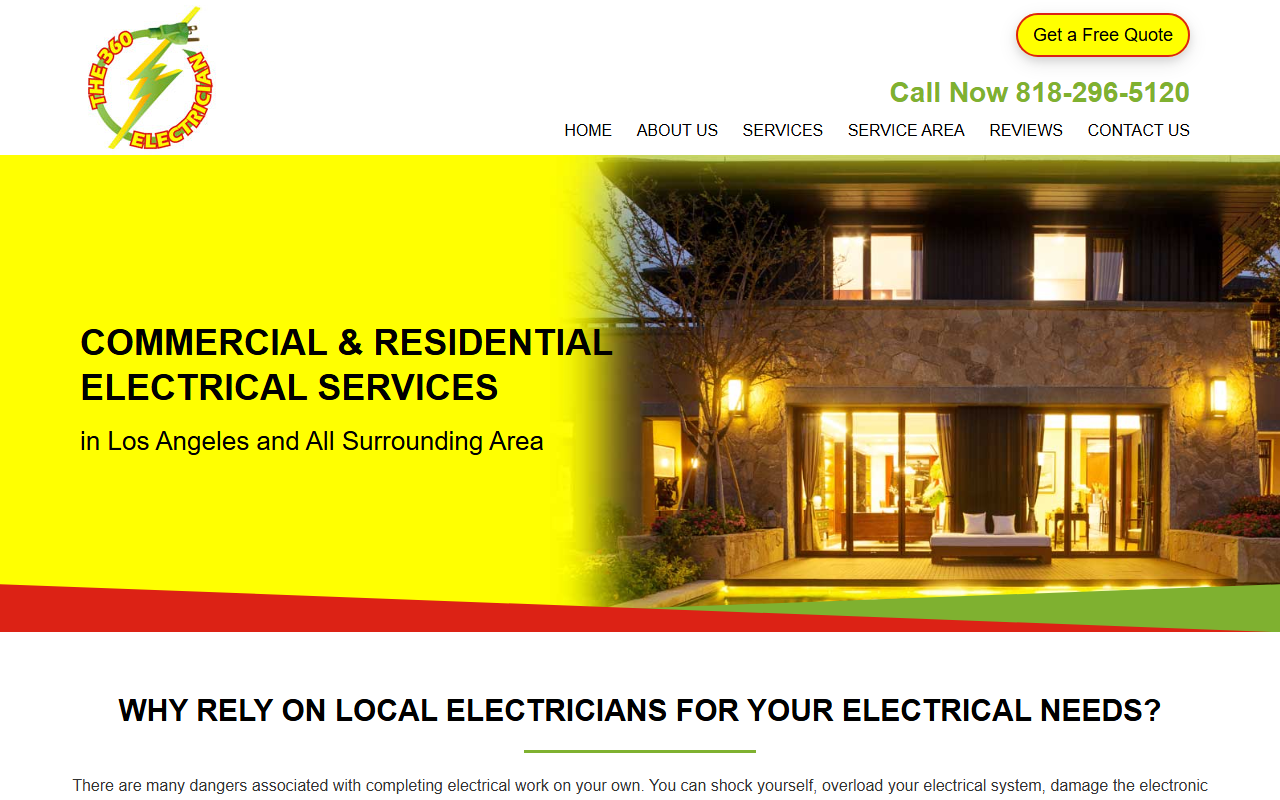 360electric.com screenshot