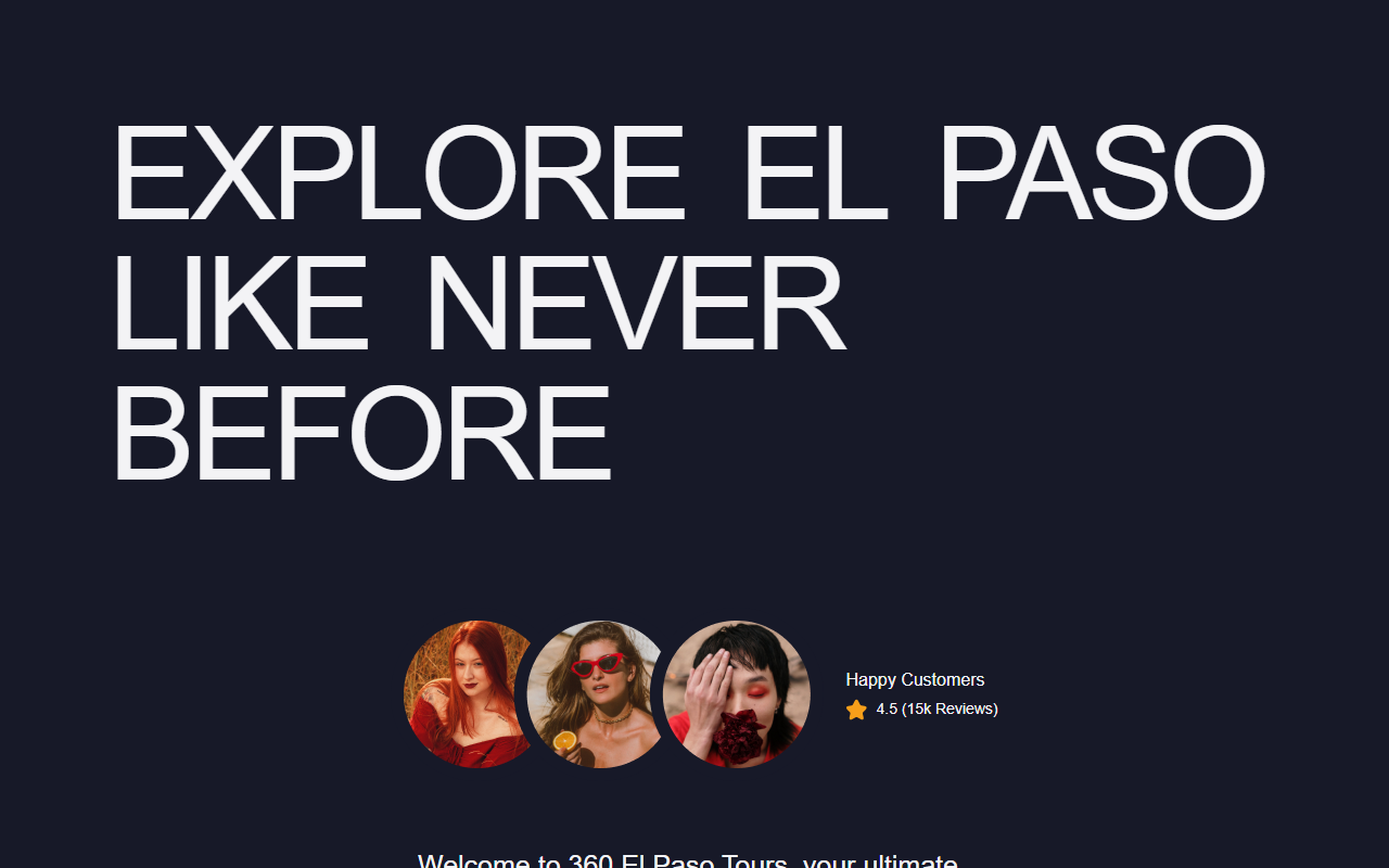 360elpasotours.com screenshot