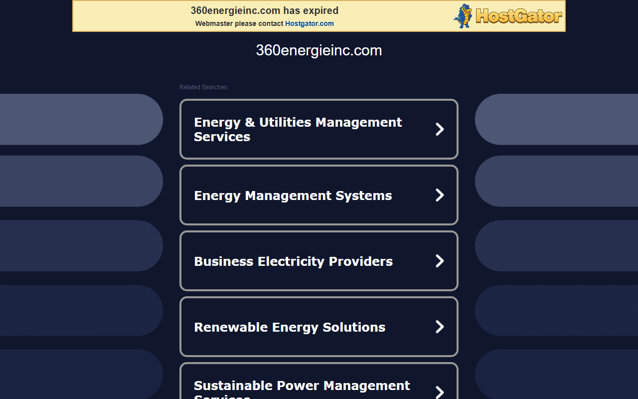 360energieinc.com screenshot