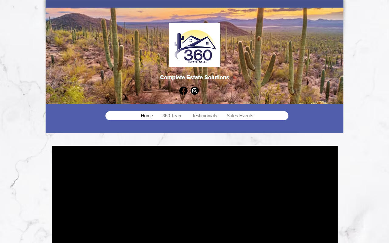 360estatesales.com screenshot