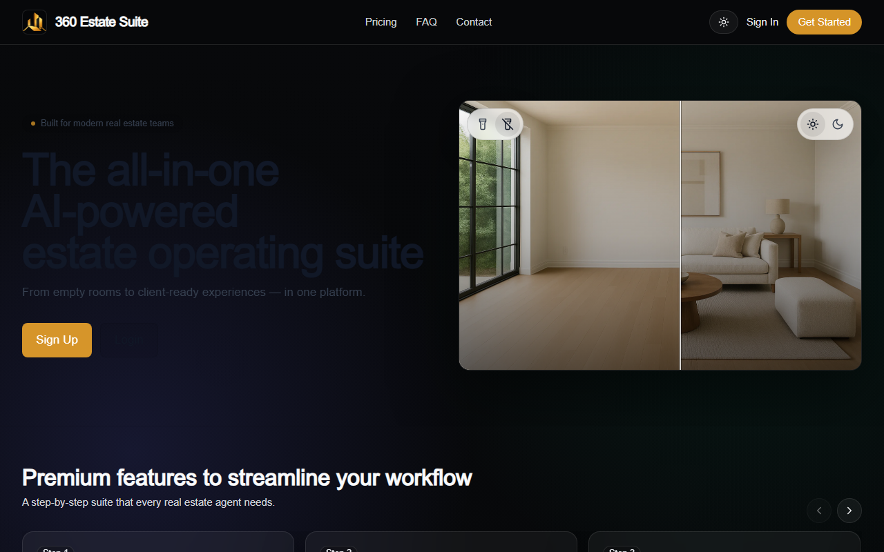 360estatesuite.com screenshot