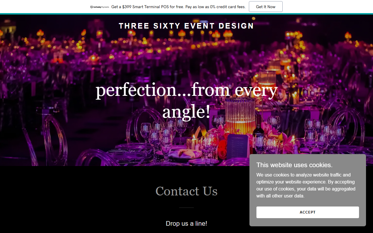 360eventdesign.com screenshot