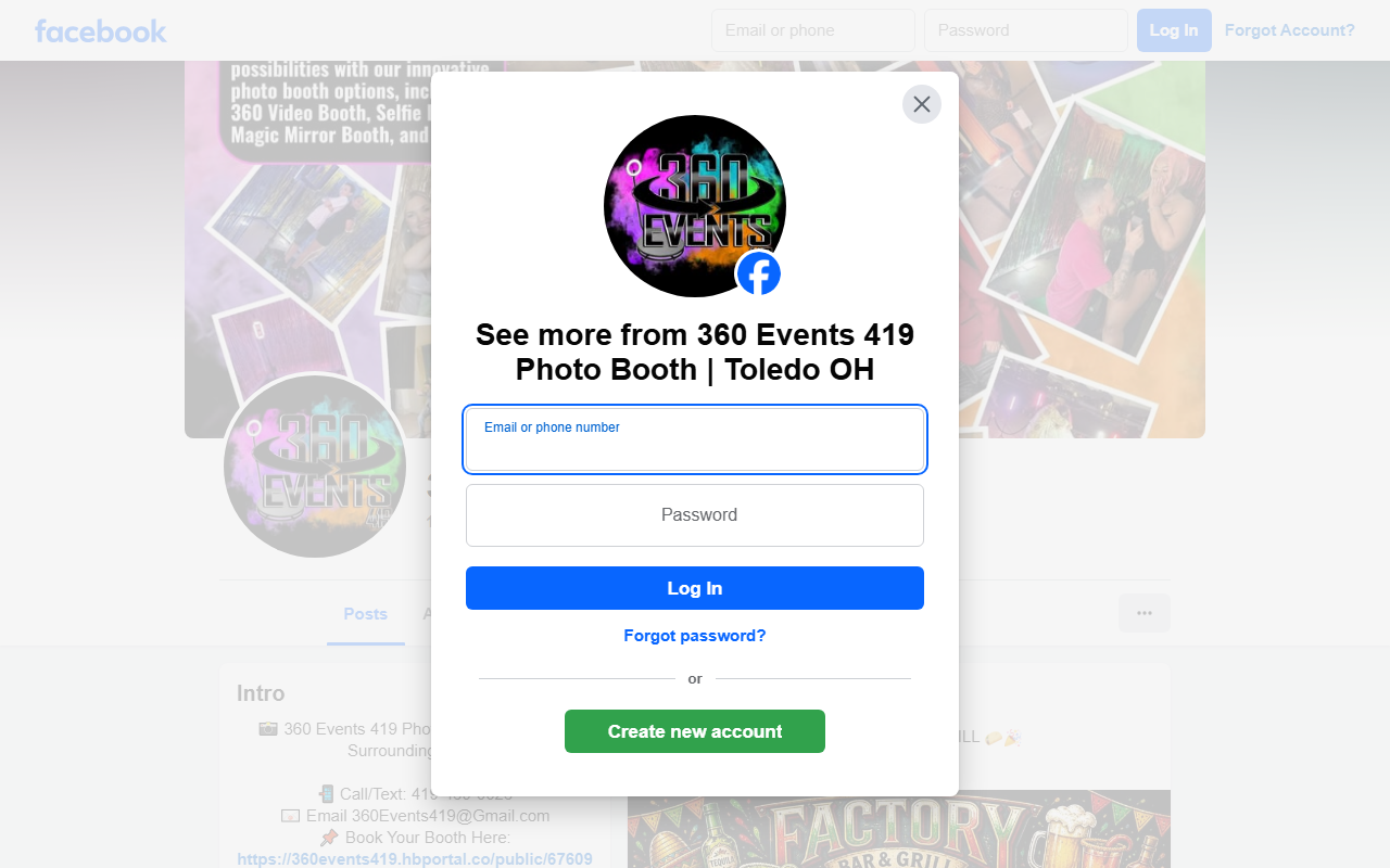360events419.com screenshot