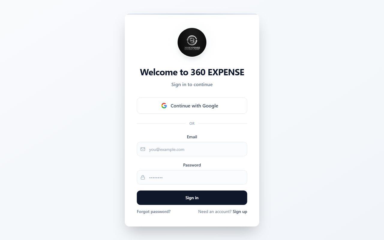 360expense.com screenshot