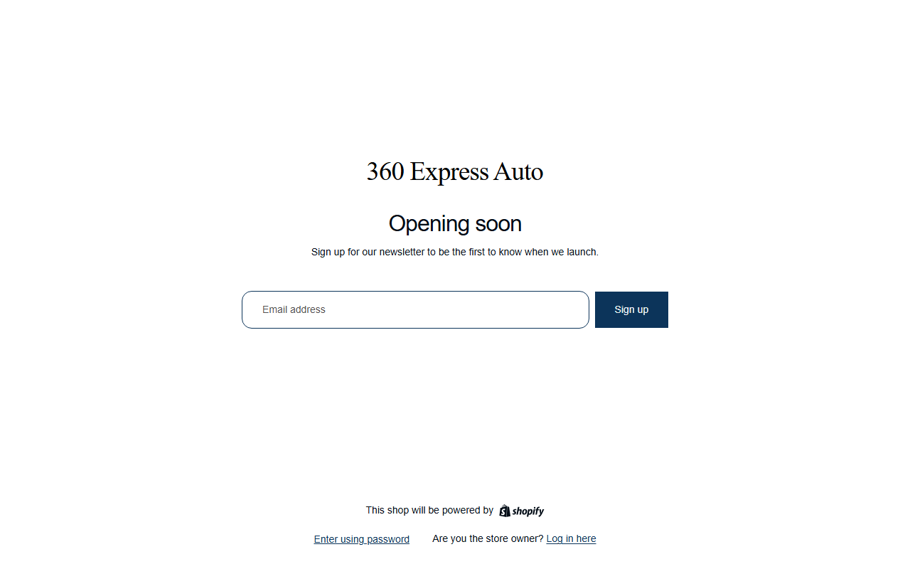 360expressauto.com screenshot