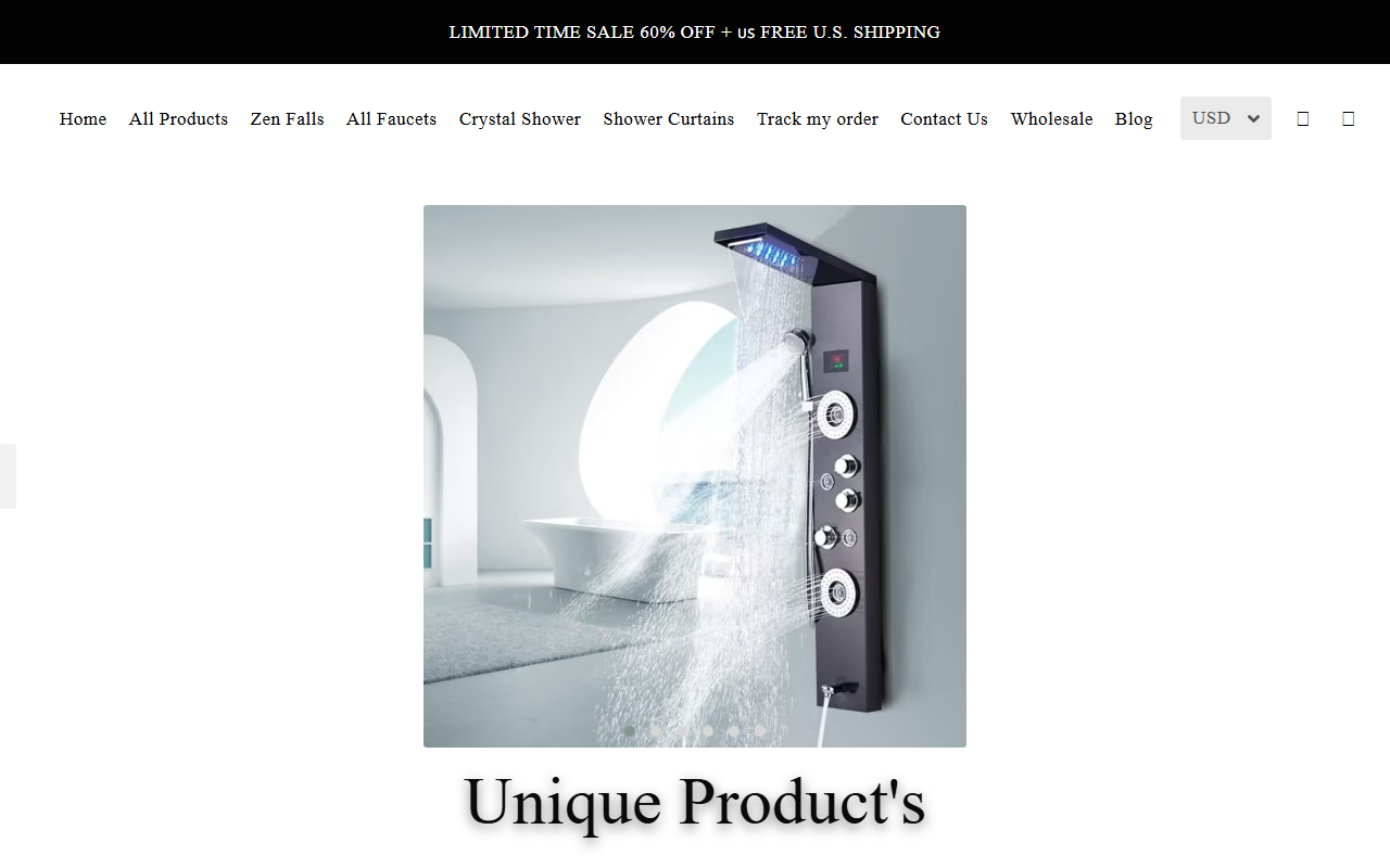 360faucets.com screenshot