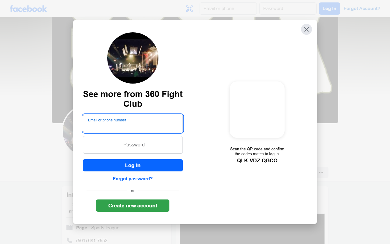 360fightclub.com screenshot