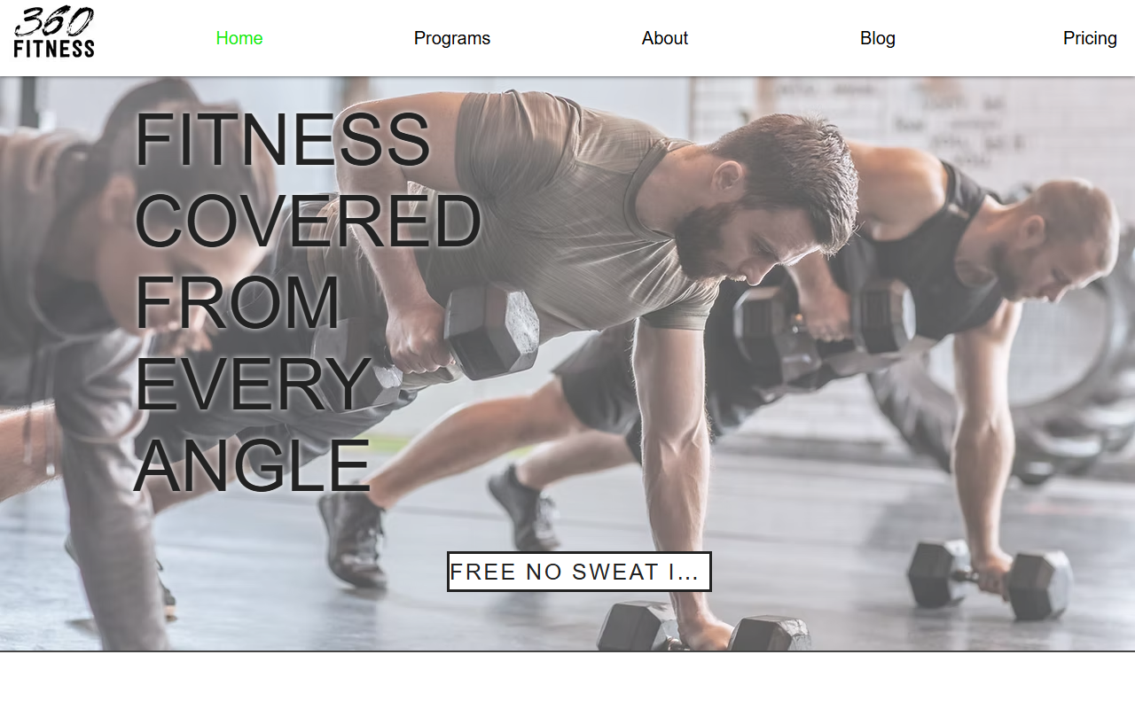 360fitnessdfw.com screenshot