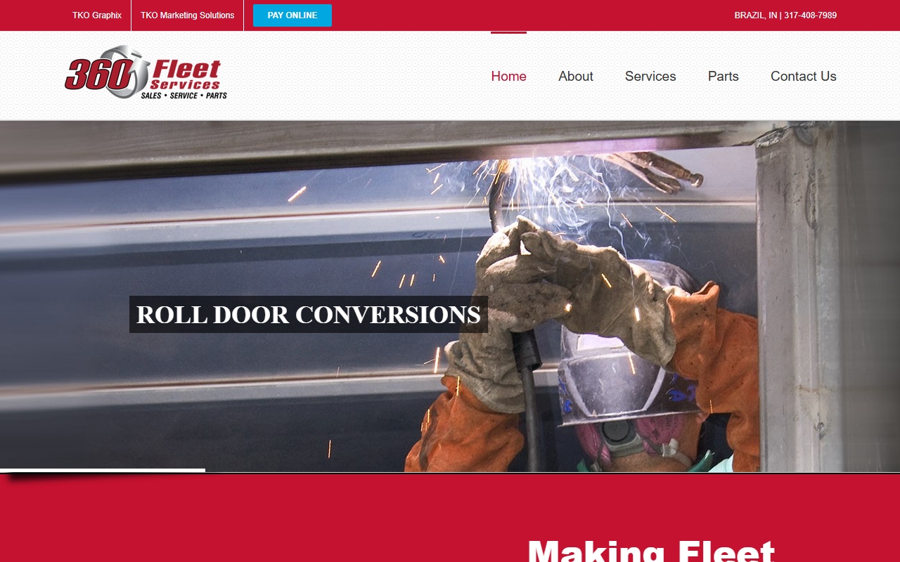 360fleetservices.com screenshot
