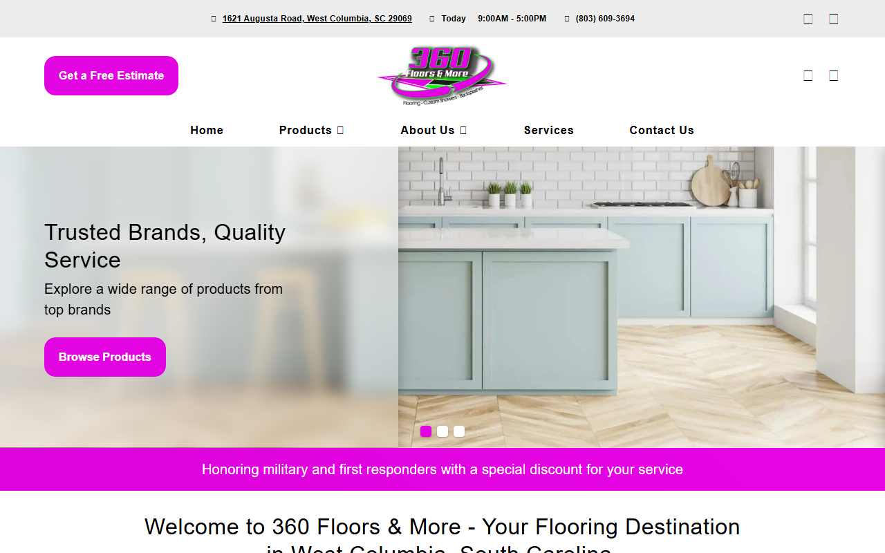 360floorsmore.com screenshot