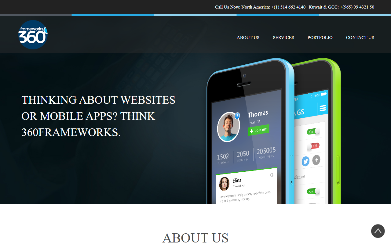 360frameworks.com screenshot