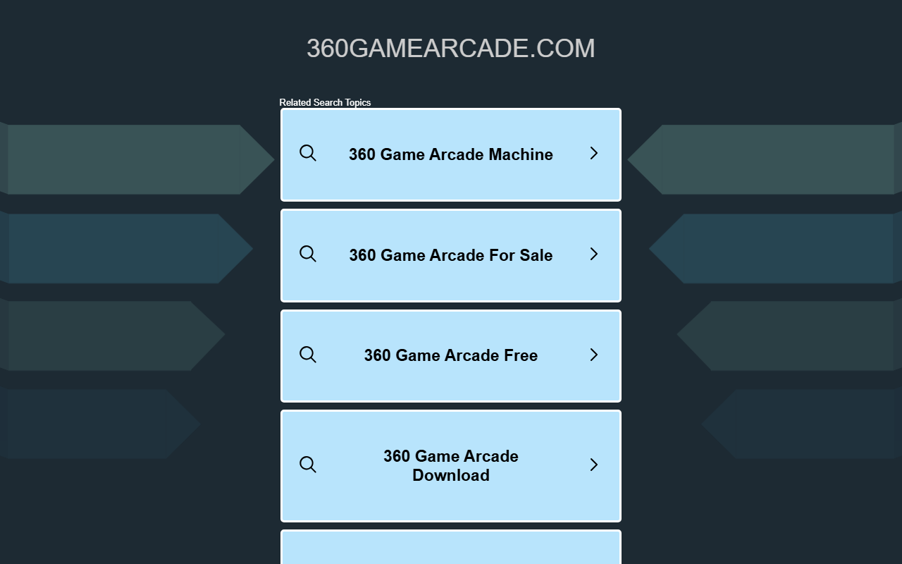 360gamearcade.com screenshot