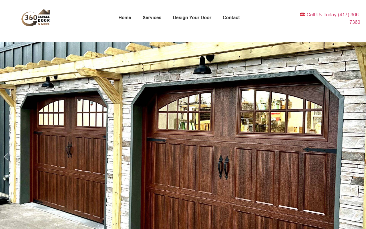 360garagedoor.com screenshot