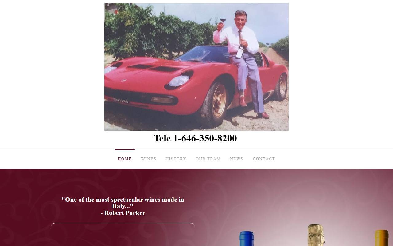 360globalwine.com screenshot