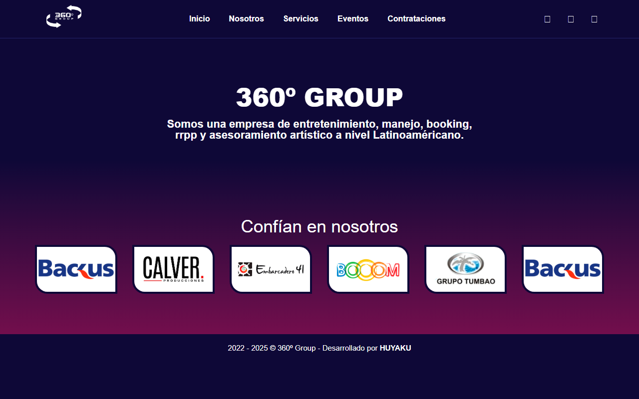 360gradosgroup.com screenshot