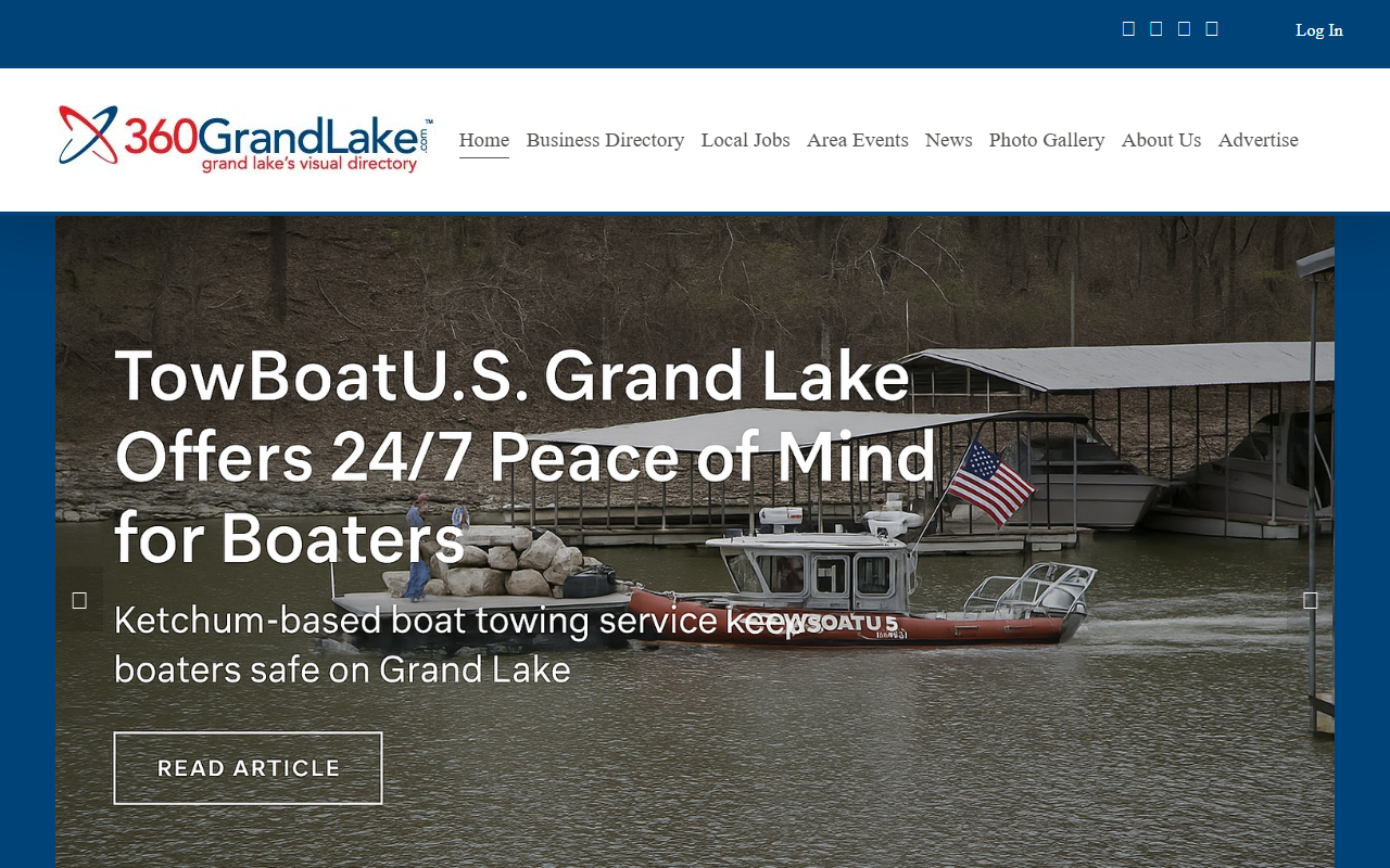 360grandlake.com screenshot
