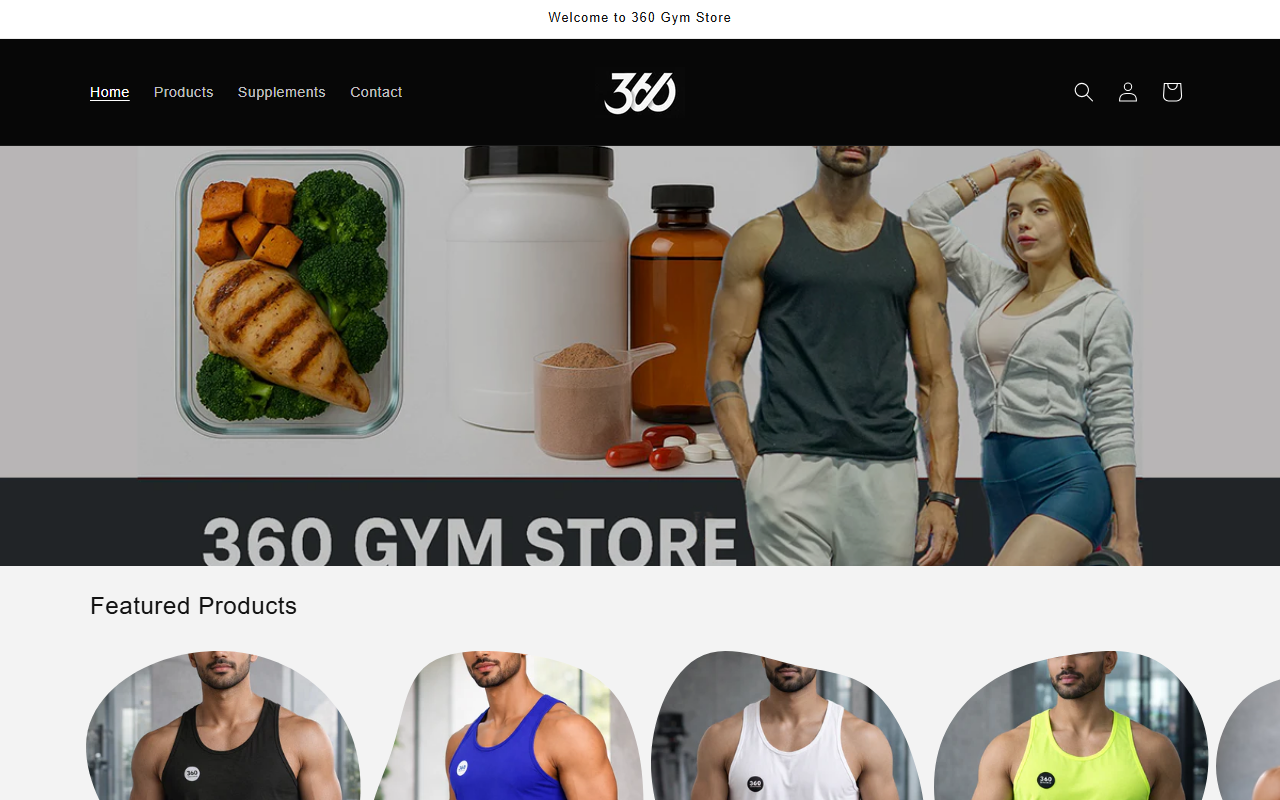 360gymstore.com screenshot
