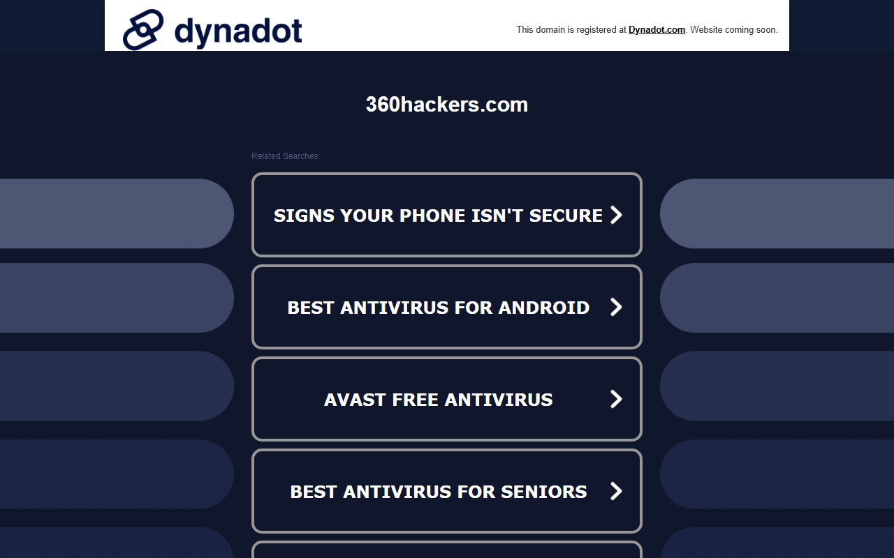 360hackers.com screenshot
