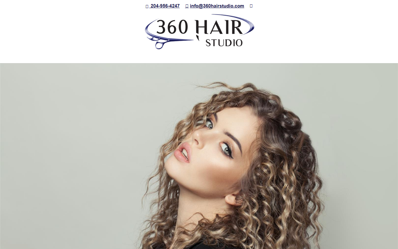 360hairstudio.com screenshot
