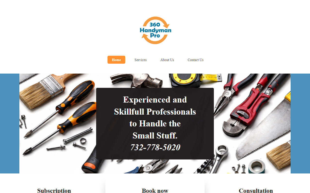 360handymanpro.com screenshot