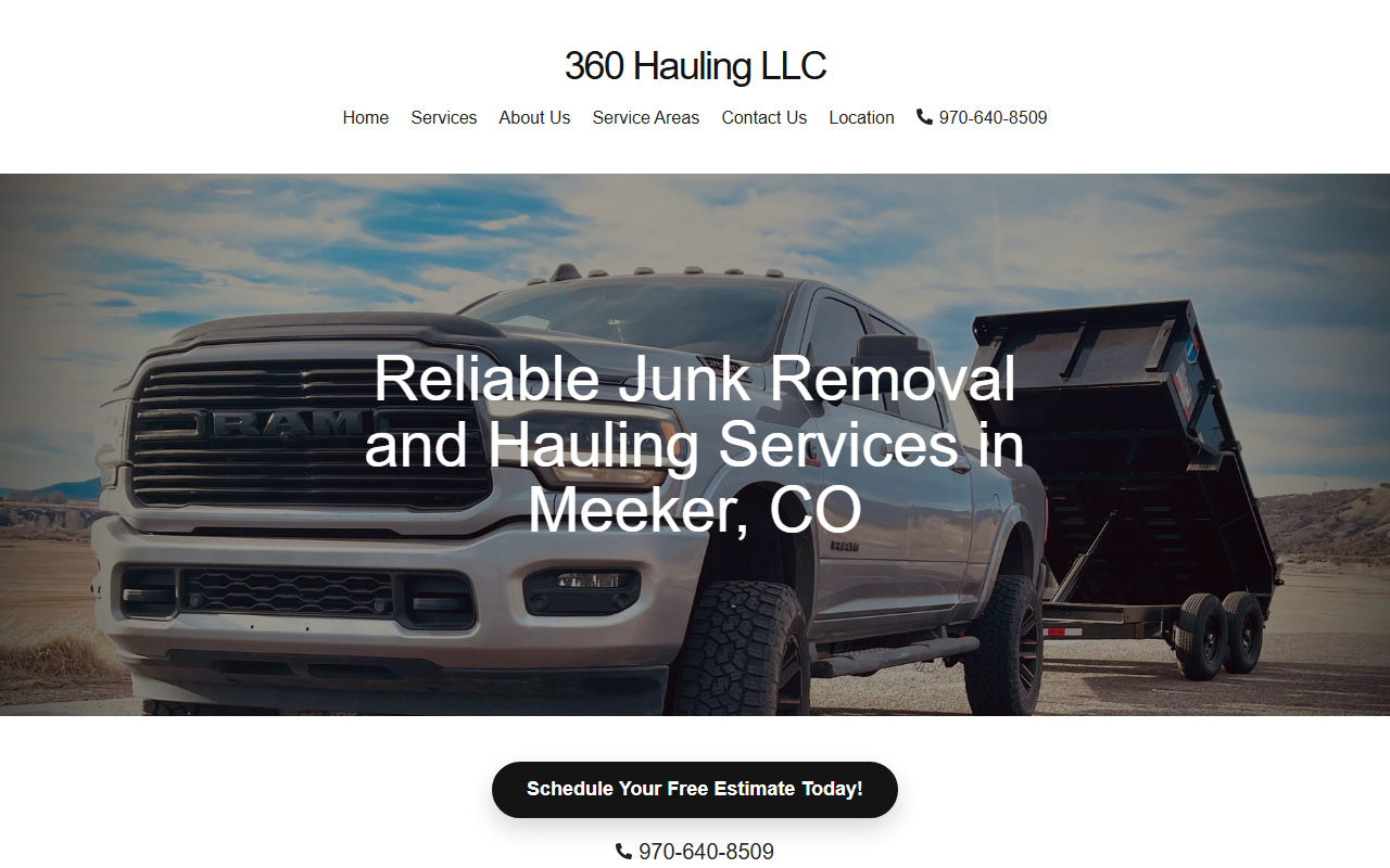 360haulingllc.com screenshot