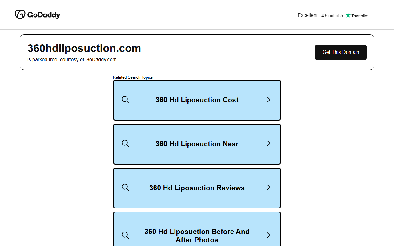 360hdliposuction.com screenshot