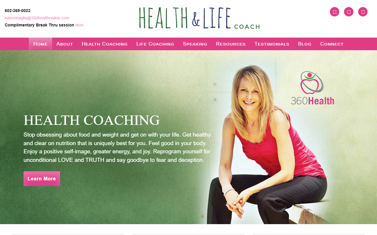 360healthonline.com screenshot